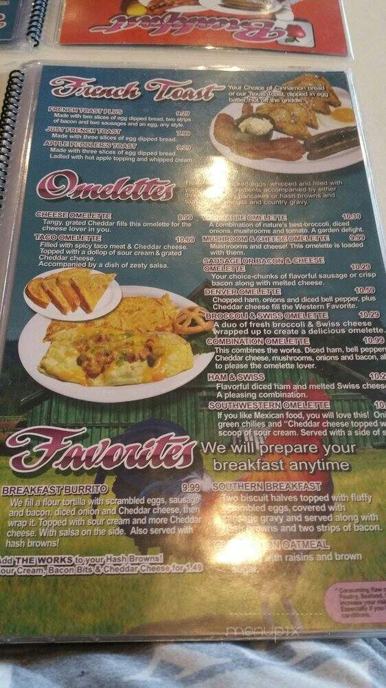 Apple Peddler Restaurant - White City, OR menu_pic