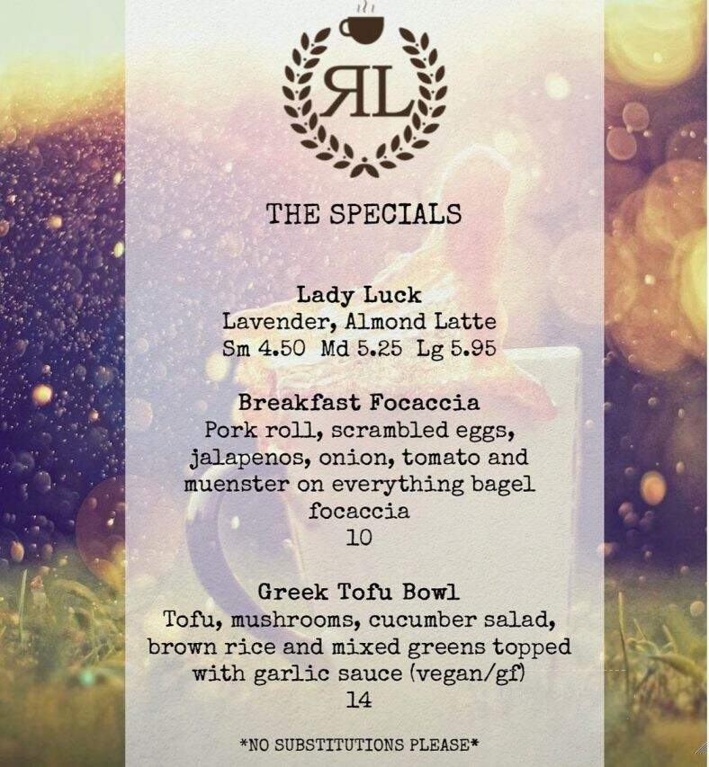 Revolutionary Lounge - Toms River, NJ menu_pic