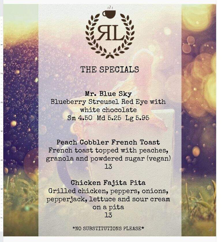 Revolutionary Lounge - Toms River, NJ menu_pic