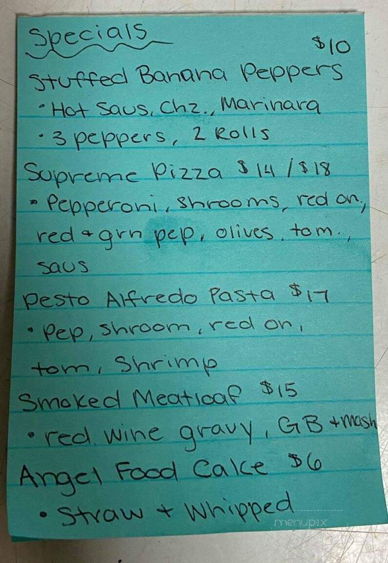 Westwood Bar and Grill - West Mifflin, PA menu_pic