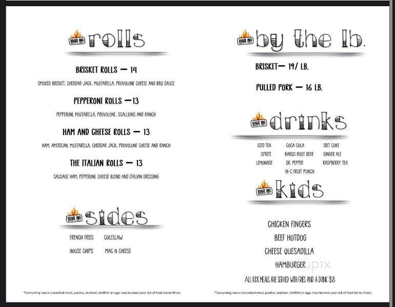 Westwood Bar and Grill - West Mifflin, PA menu_pic