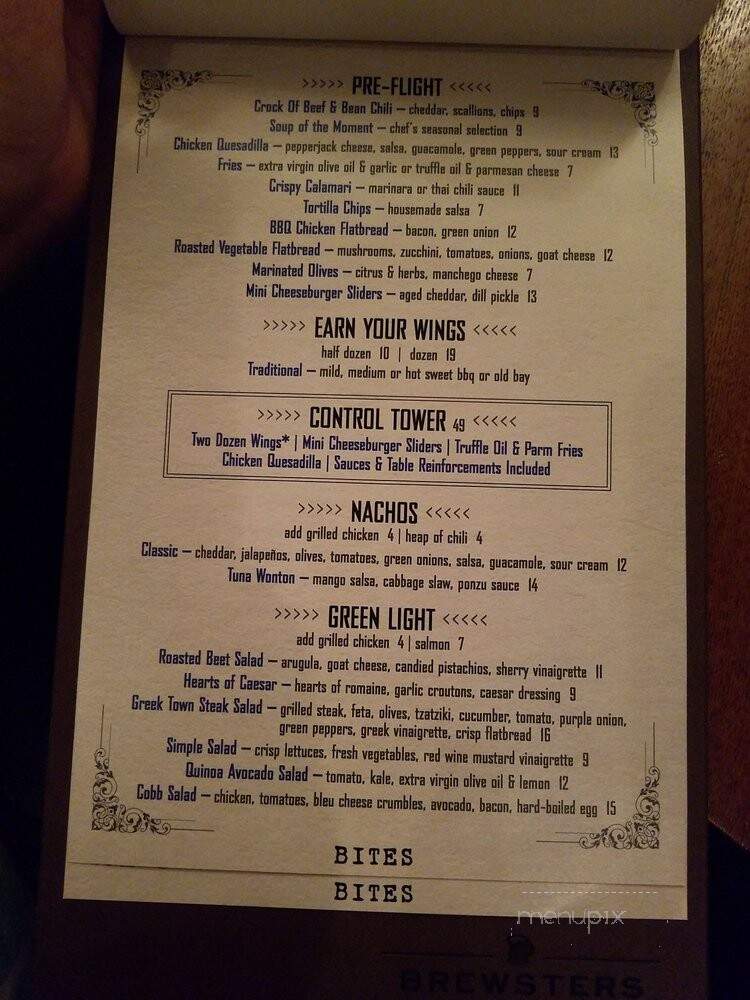 Brewster's Barr Grill - Los Angeles, CA menu_pic
