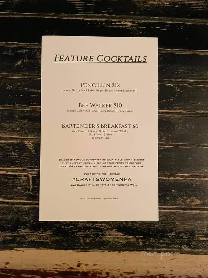 Acacia - Pittsburgh, PA menu_pic