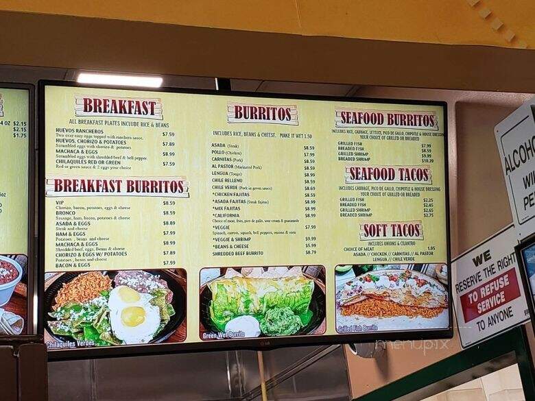 Broncos Grill Express - Covina, CA menu_pic