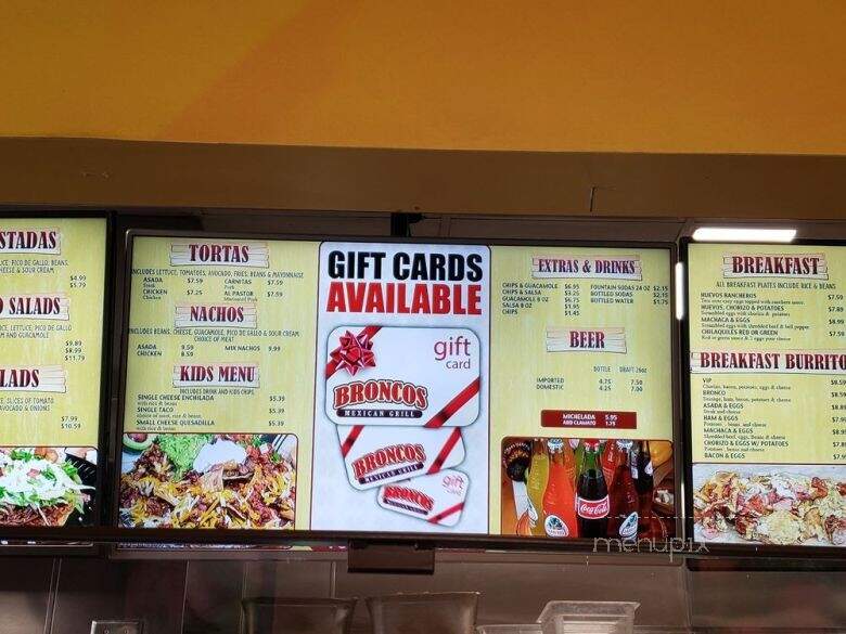 Broncos Grill Express - Covina, CA menu_pic