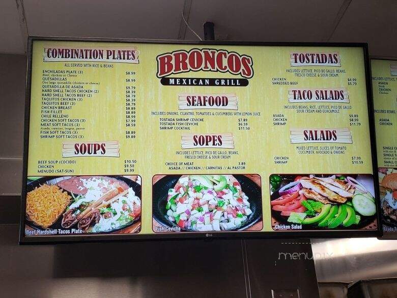 Broncos Grill Express - Covina, CA menu_pic