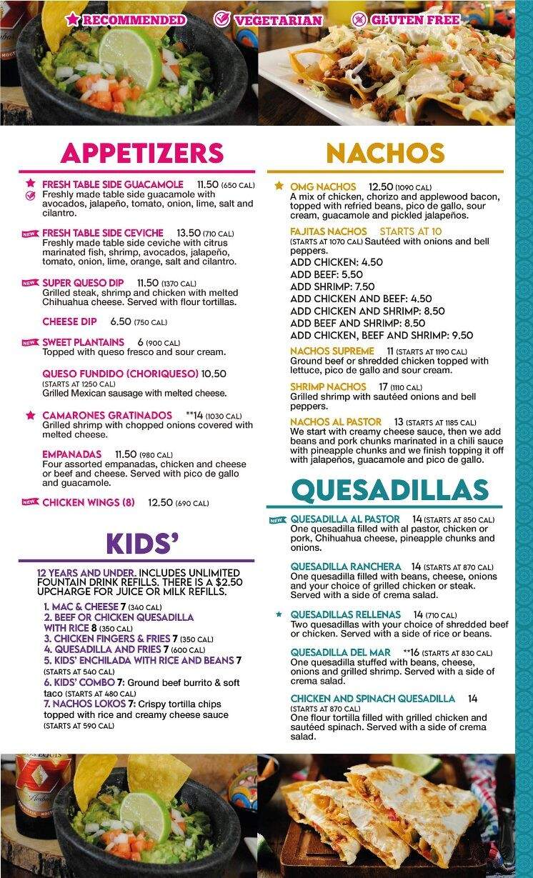 Plaza Azteca - Kill Devil Hills, NC menu_pic