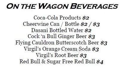 Off the Wagon Dueling Piano Bar - Asheville, NC menu_pic