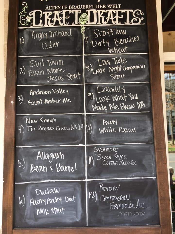 Grapevine Wine Shop - Wine Bar - Fort Mill, SC menu_pic