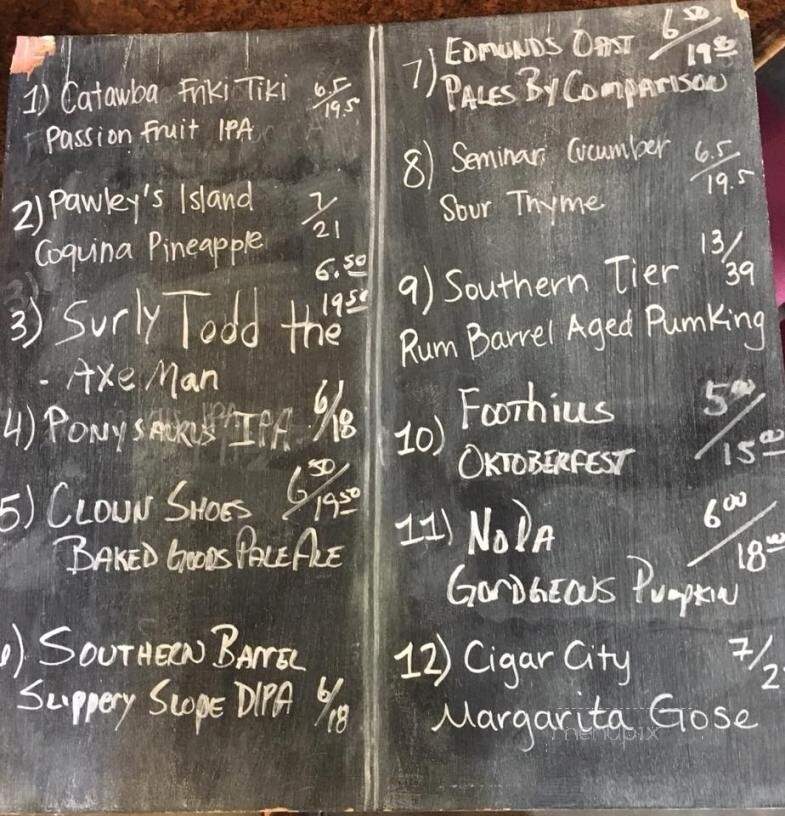 Grapevine Wine Shop - Wine Bar - Fort Mill, SC menu_pic