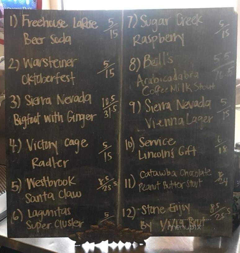 Grapevine Wine Shop - Wine Bar - Fort Mill, SC menu_pic