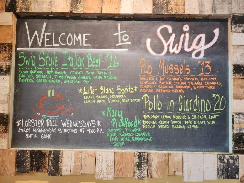 Swig Charcuterie and Suds - Perrysburg, OH menu_pic
