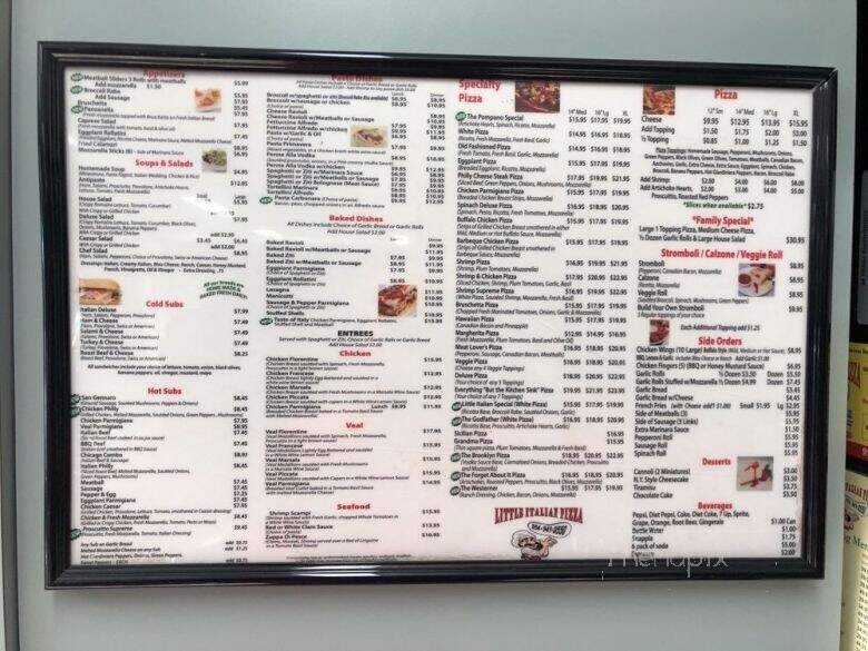 Little Italian Pizza - Pompano Beach, FL menu_pic