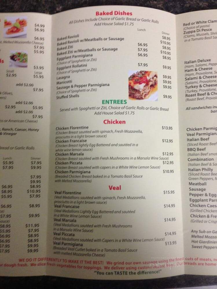 Little Italian Pizza - Pompano Beach, FL menu_pic