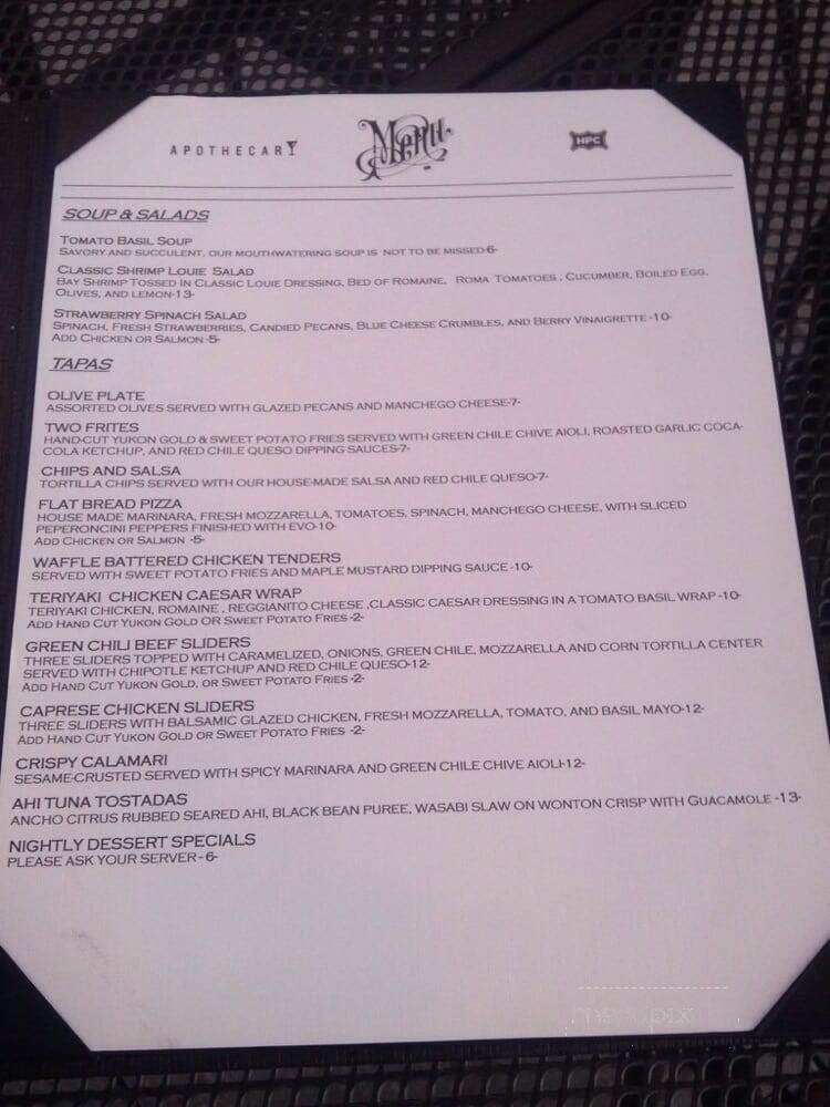 Apothecary Lounge - Albuquerque, NM