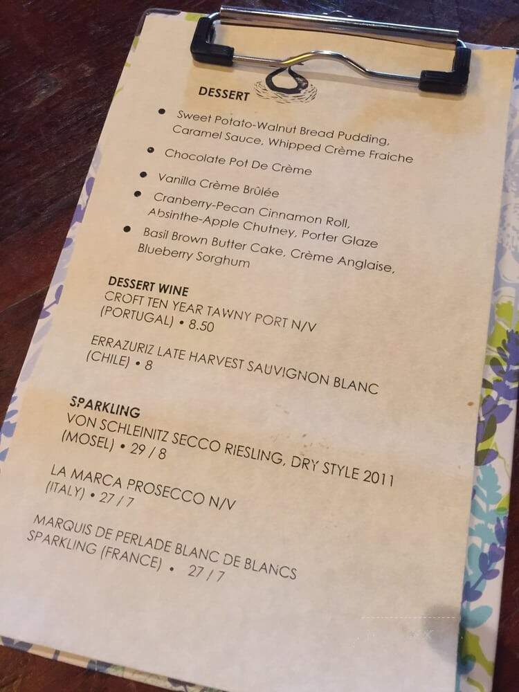 Eiderdown - Louisville, KY menu_pic