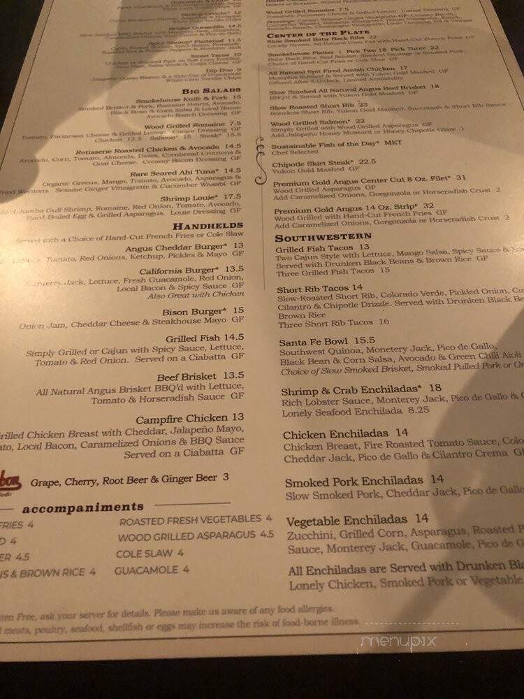 Juniper Grill - McMurray, PA menu_pic