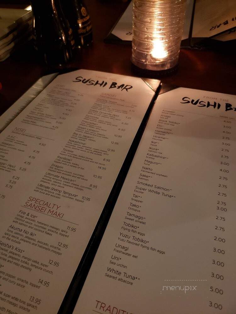Nakashima of Japan - Green Bay, WI menu_pic