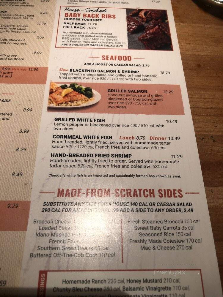 Cheddar's Casual Cafe - Irving, TX menu_pic