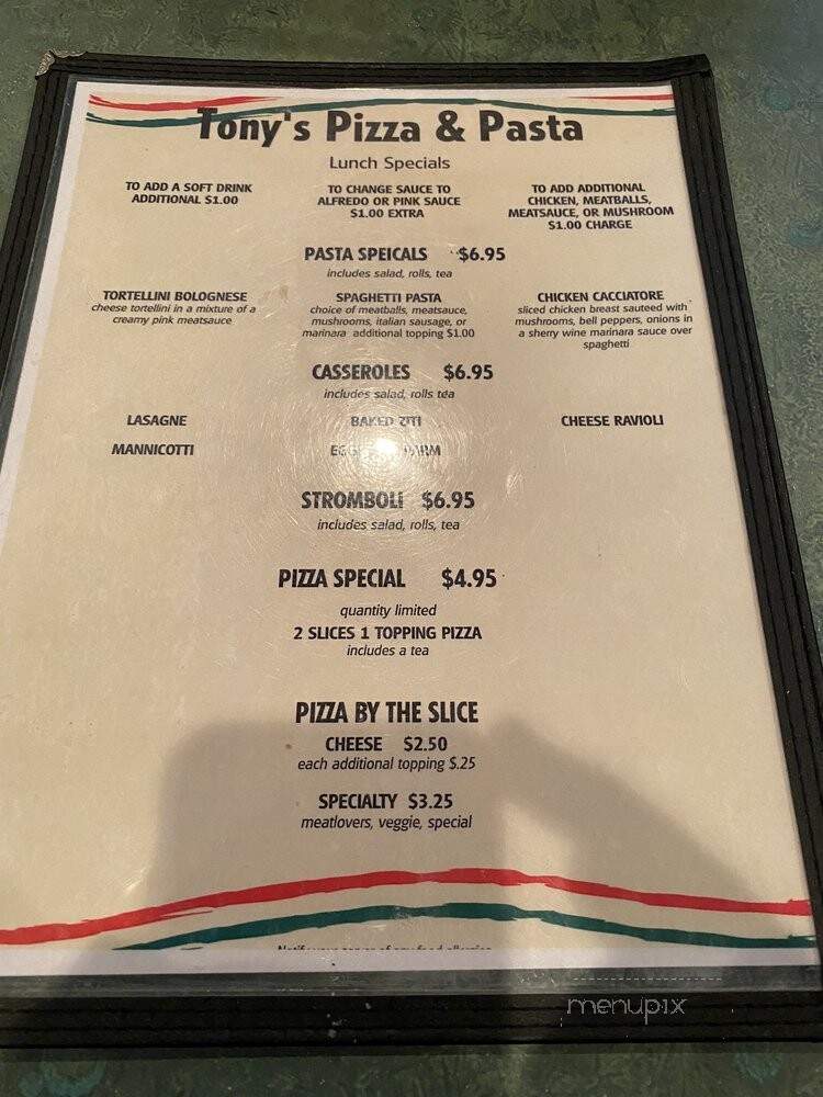 Tony's Pizza & Pasta - Dallas, TX