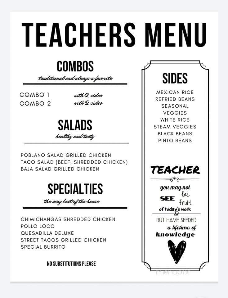 Poblano Mexican Grill & Bar - Clearwater, FL menu_pic
