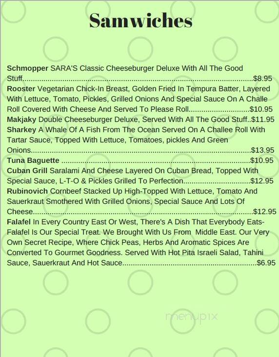 Sara's Kosher Restaurant - North Miami, FL