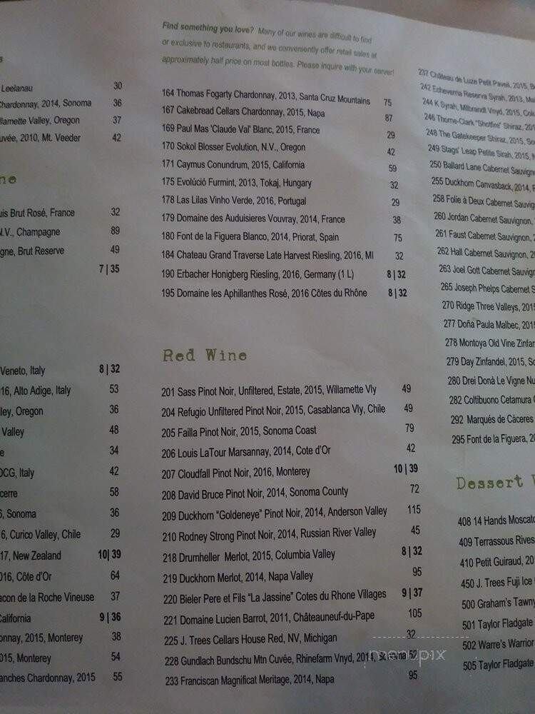 Evans Street Station - Tecumseh, MI menu_pic