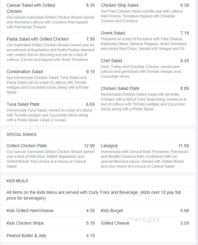 Speakeasy - Columbus, GA menu_pic