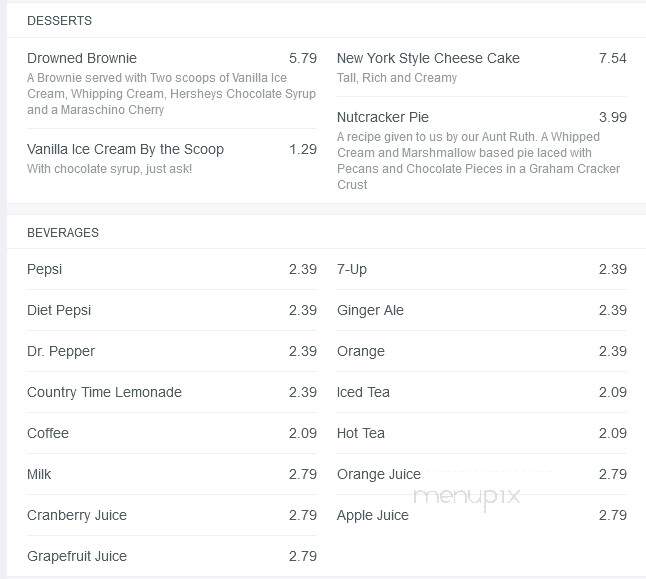 Speakeasy - Columbus, GA menu_pic