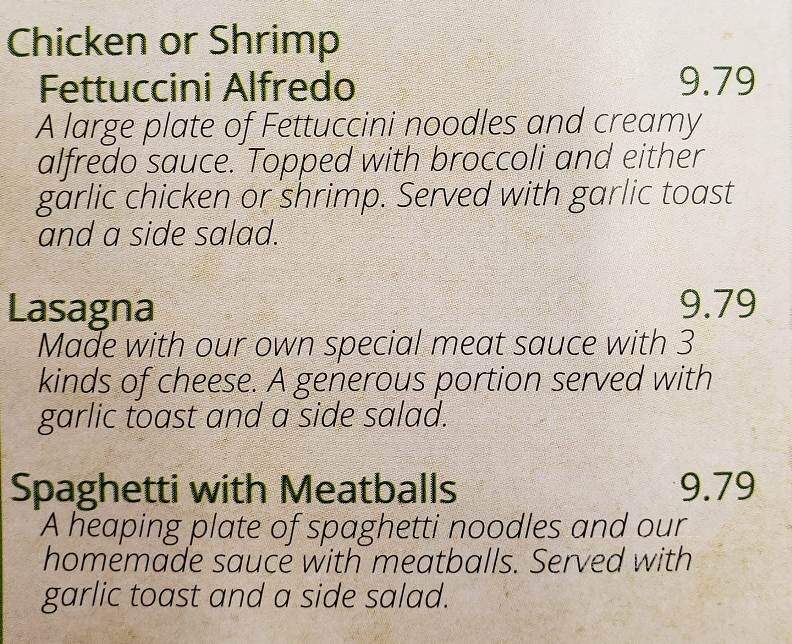Jimmy's Pizza - Benson, MN menu_pic