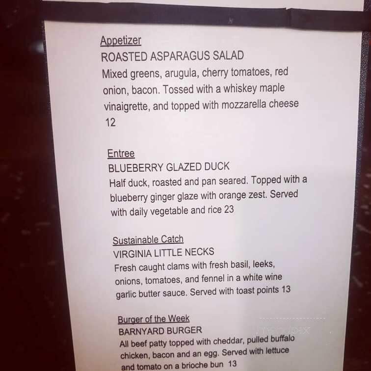Barley House - Concord, NH menu_pic