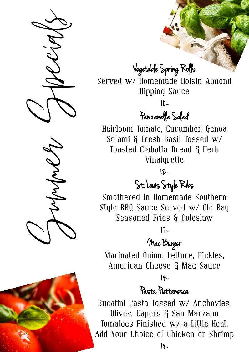 Lazy Lion Cafe - Deerfield, NH menu_pic