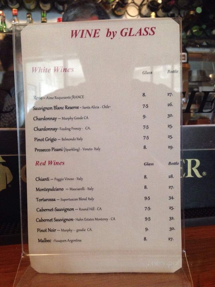 Bacio - Cross River, NY menu_pic