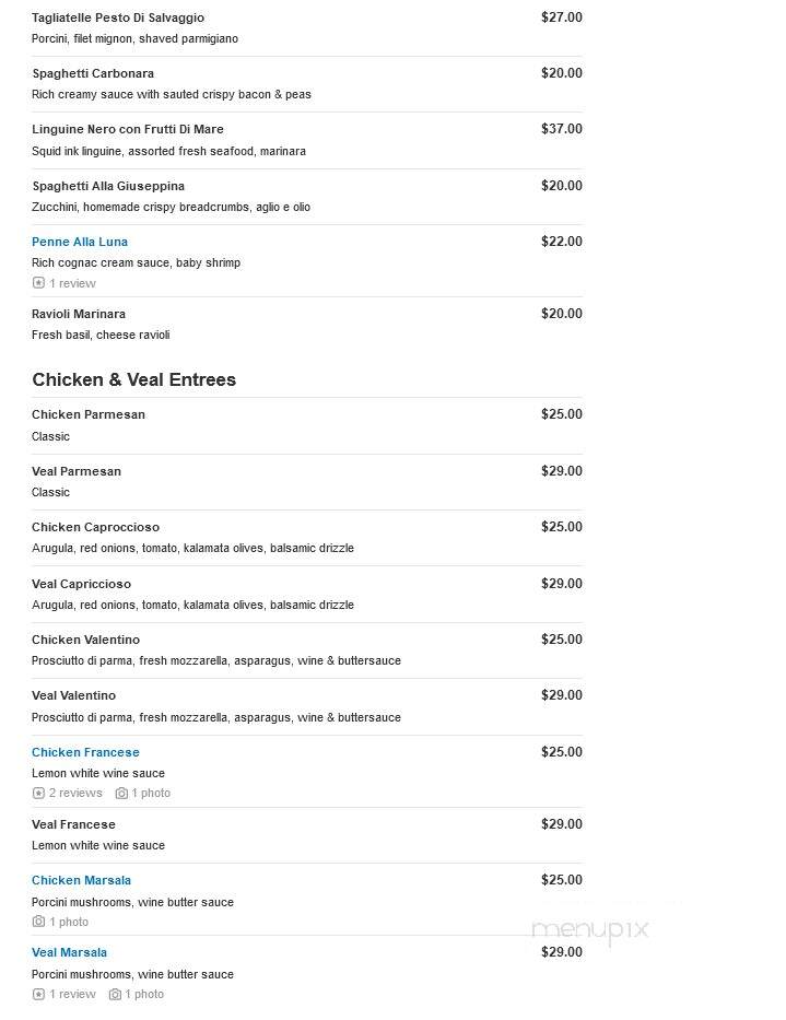 Cafe Luna - Staten Island, NY menu_pic