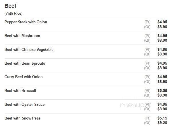 New Panda Restaurant - Port Chester, NY menu_pic