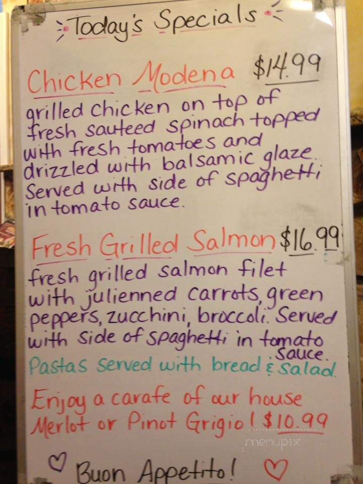 Il Colosseo Italian Restaurant - Salisbury, NC menu_pic