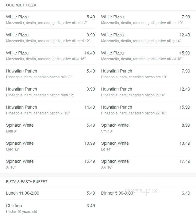 New York Pizza & Pasta - Indian Trail, NC menu_pic