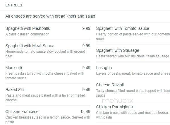 New York Pizza & Pasta - Indian Trail, NC menu_pic