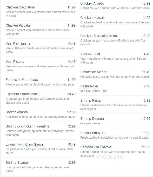 New York Pizza & Pasta - Indian Trail, NC menu_pic