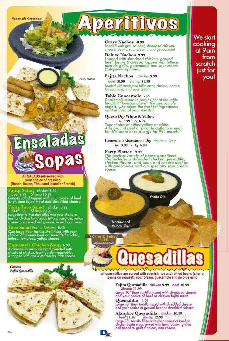 Papa Poblano - Idabel, OK menu_pic