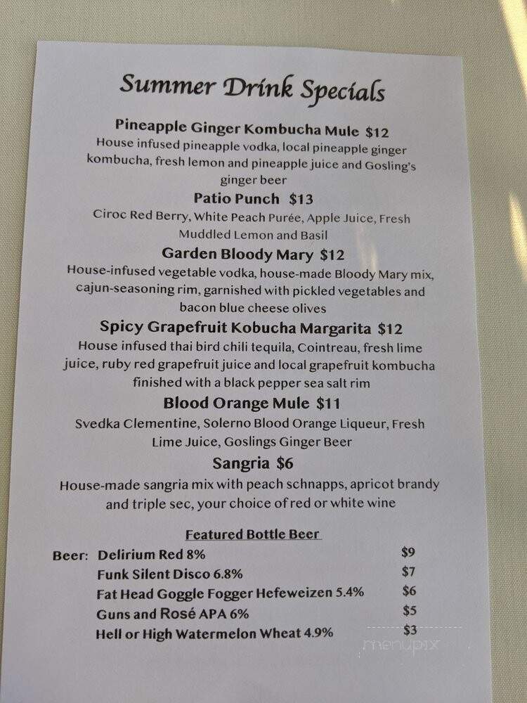 Edge Restaurant - Bethlehem, PA menu_pic