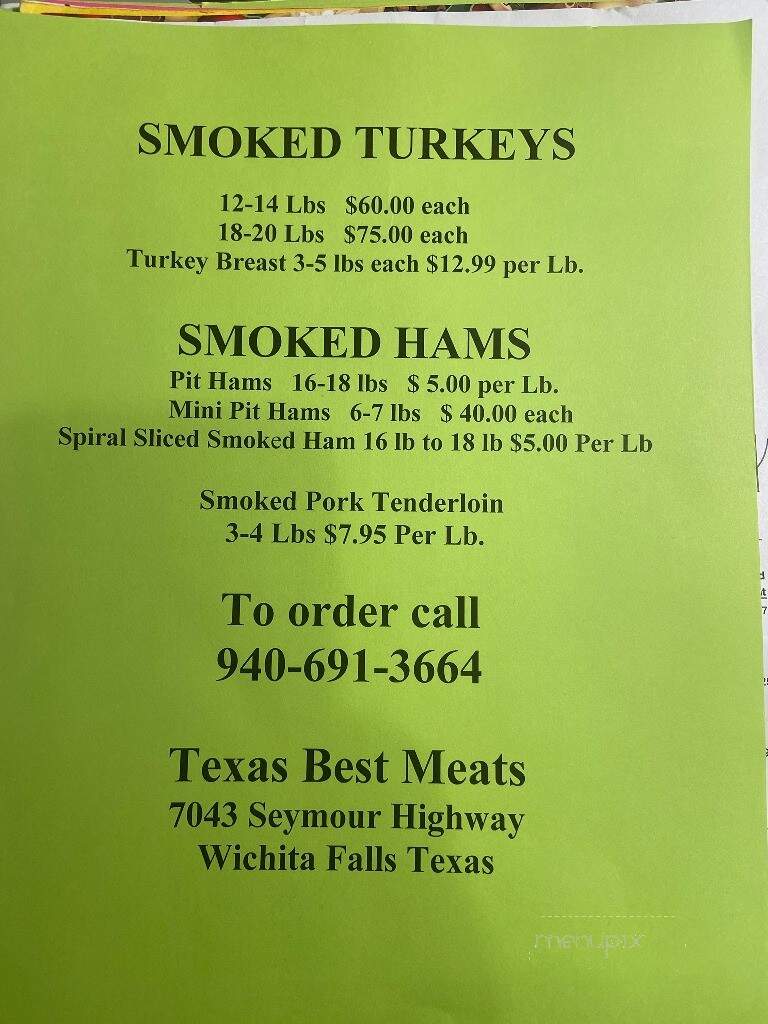 Texas Best Meats - Wichita Falls, TX