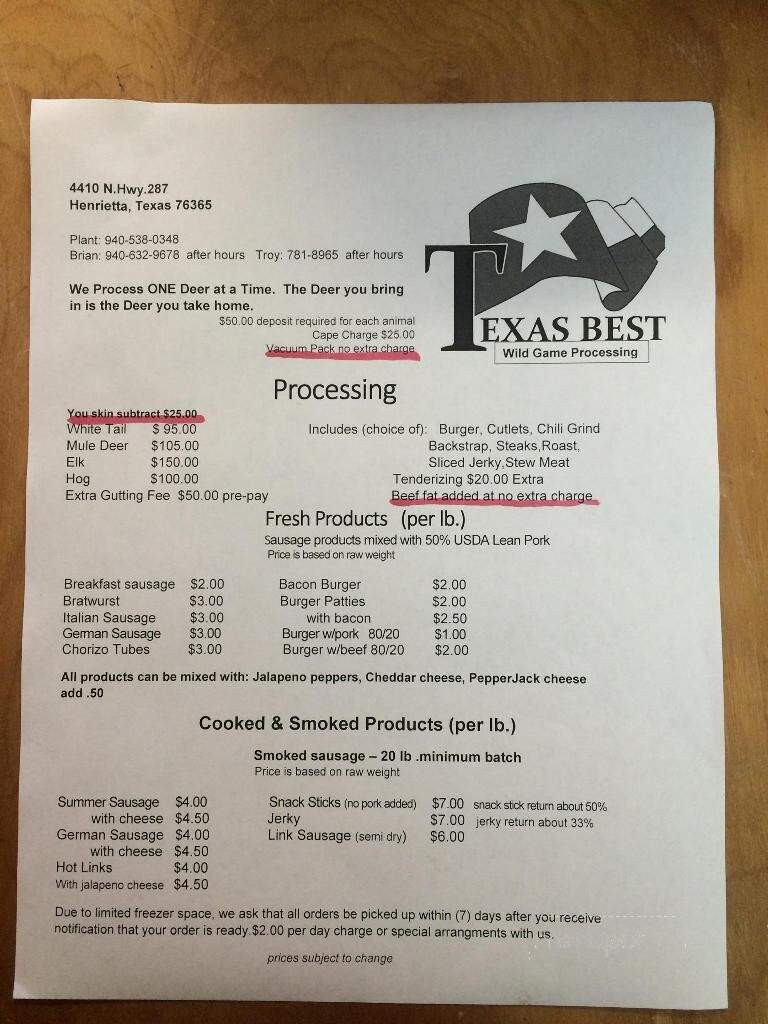 Texas Best Meats - Wichita Falls, TX