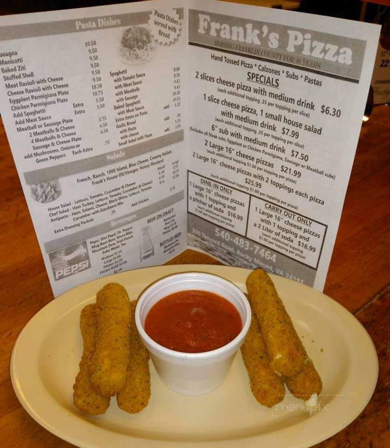 Frank's Pizza - Rocky Mount, VA