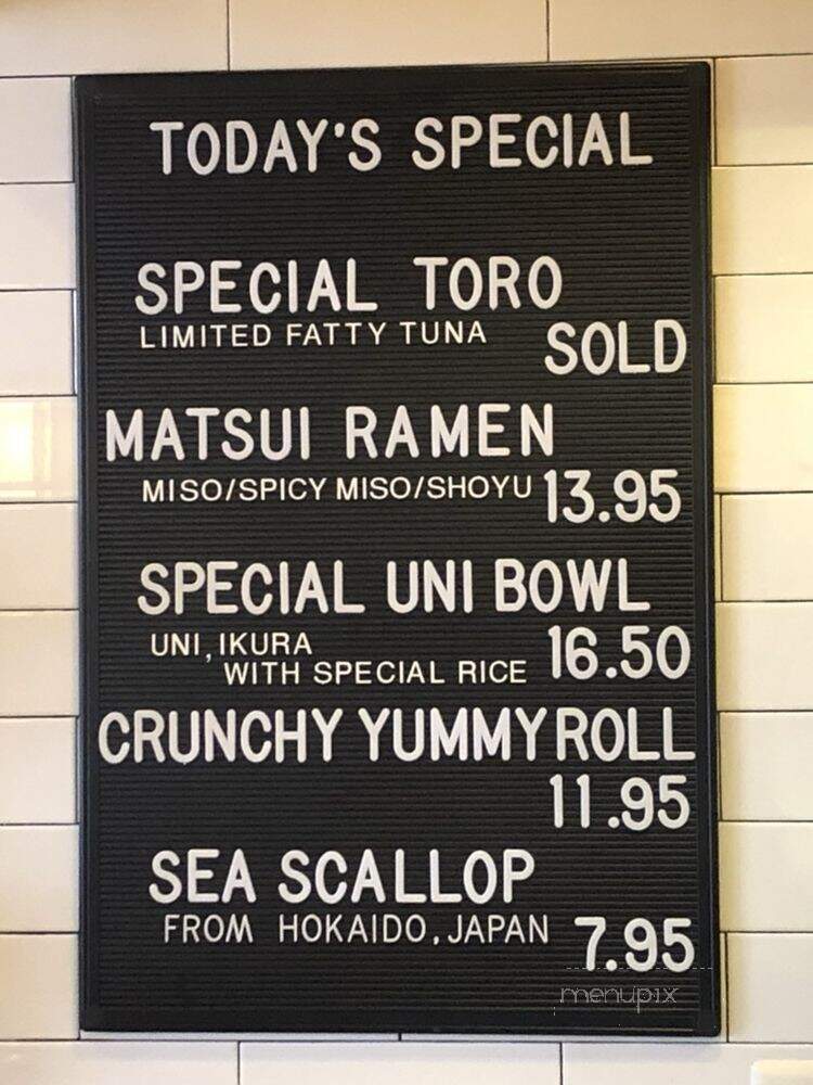 Matsui Sushi - Alexandria, VA