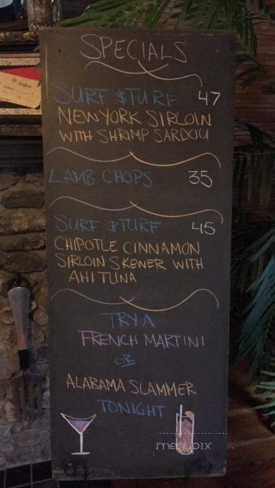 Ledge Water - Bristol, NH menu_pic