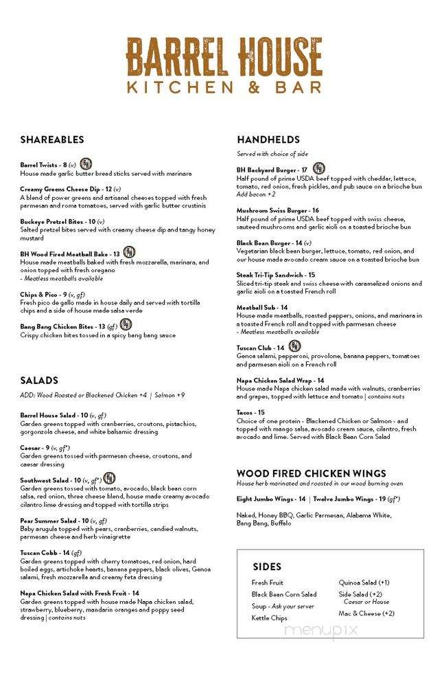 Barrel House Kitchen & Bar - Mason, OH