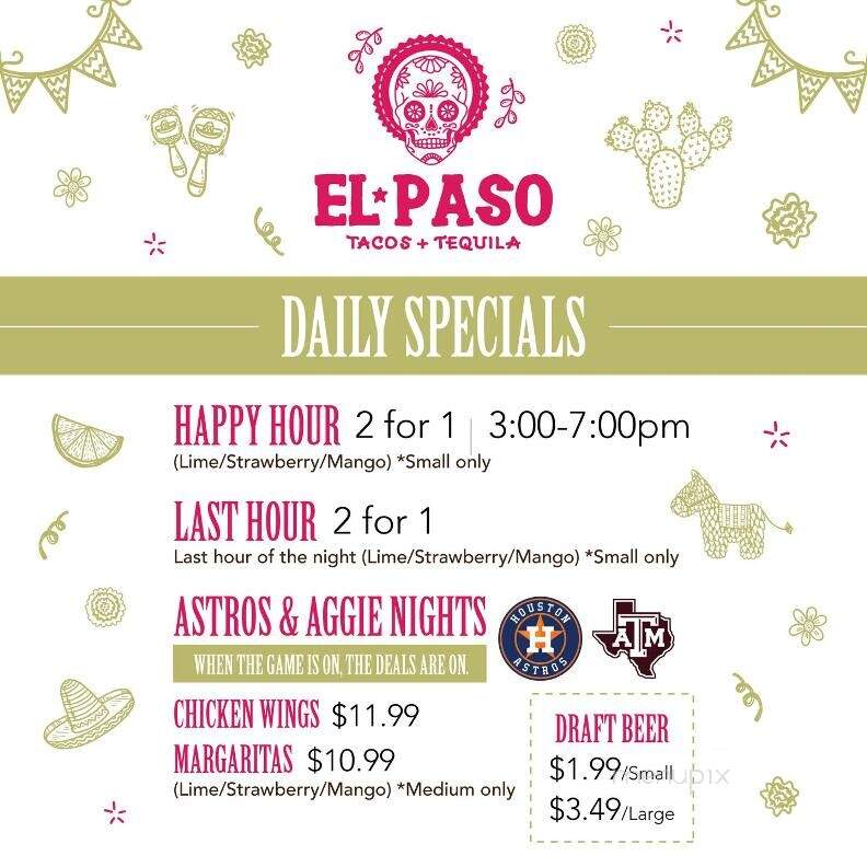 El Paso Tacos & Tequila - Alvin, TX