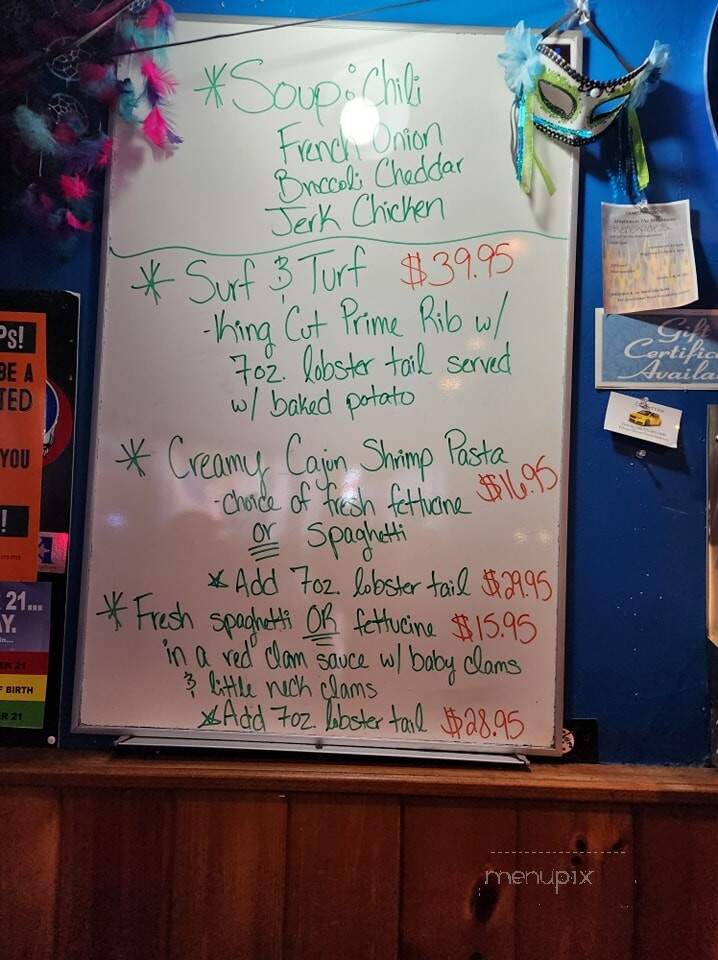 Renegades Saloon - Newfoundland, PA menu_pic