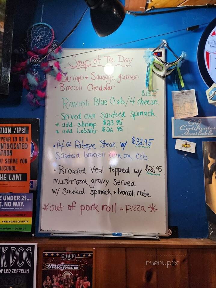 Renegades Saloon - Newfoundland, PA menu_pic